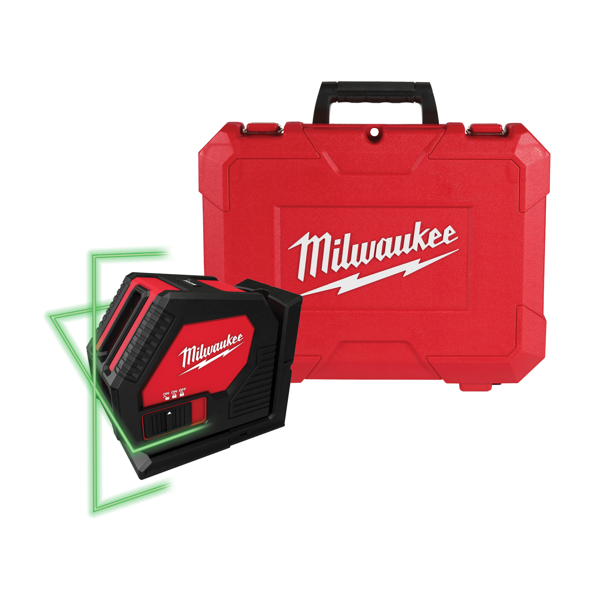 Milwaukee Cross Line Laser, Accuracy 0.125in., Model# 3421